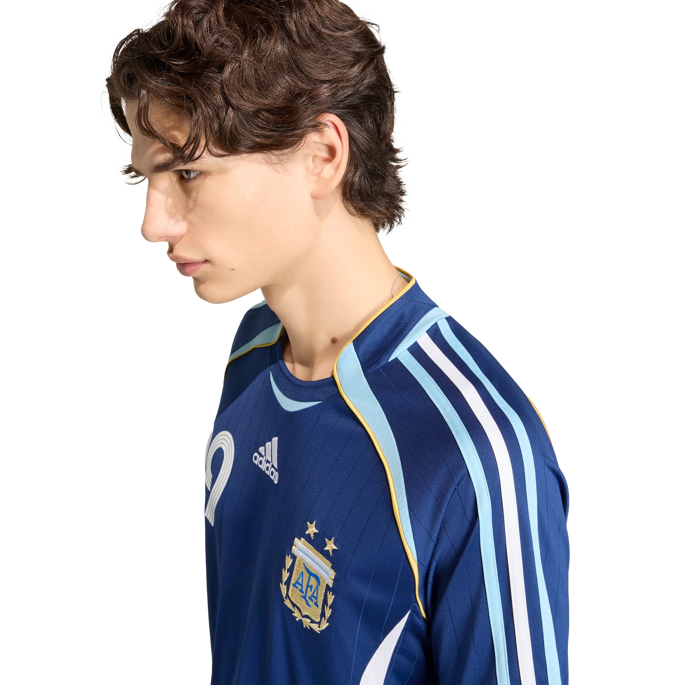 adidas Argentina Away Messi Mens Soccer Jersey 2006 Dark Blue