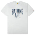 Wild Leopard Pattern NYC Logo Tee White Navy