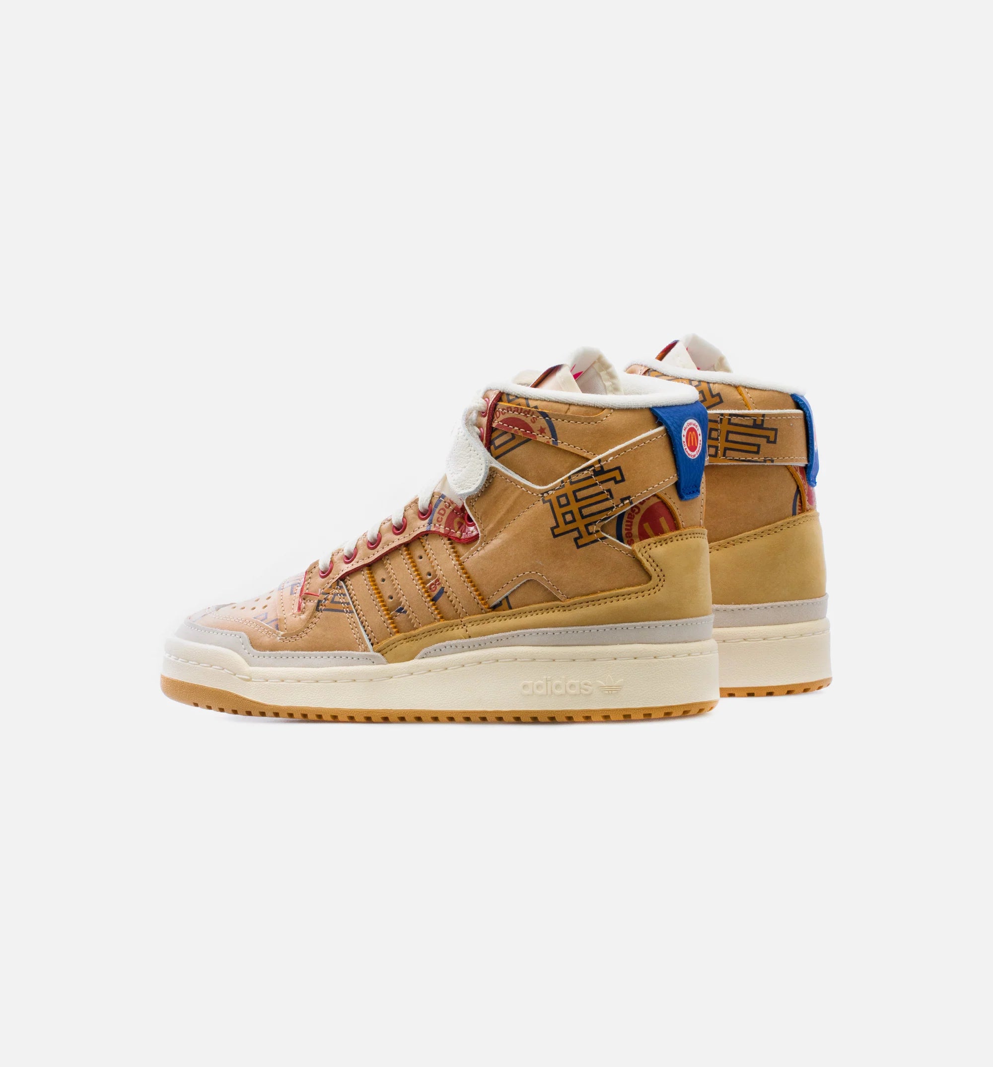 Eric Emanuel x Forum 84 High McDonalds All American Mens Lifestyle Shoe White Beige