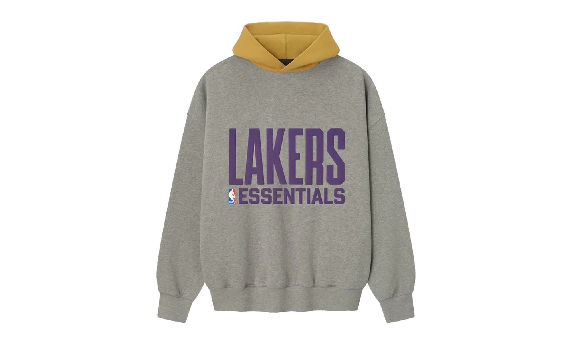 LAKERS SPORTS FIT HOODIE "CONCRETE HEATHER / CANYON" 192NB256405F