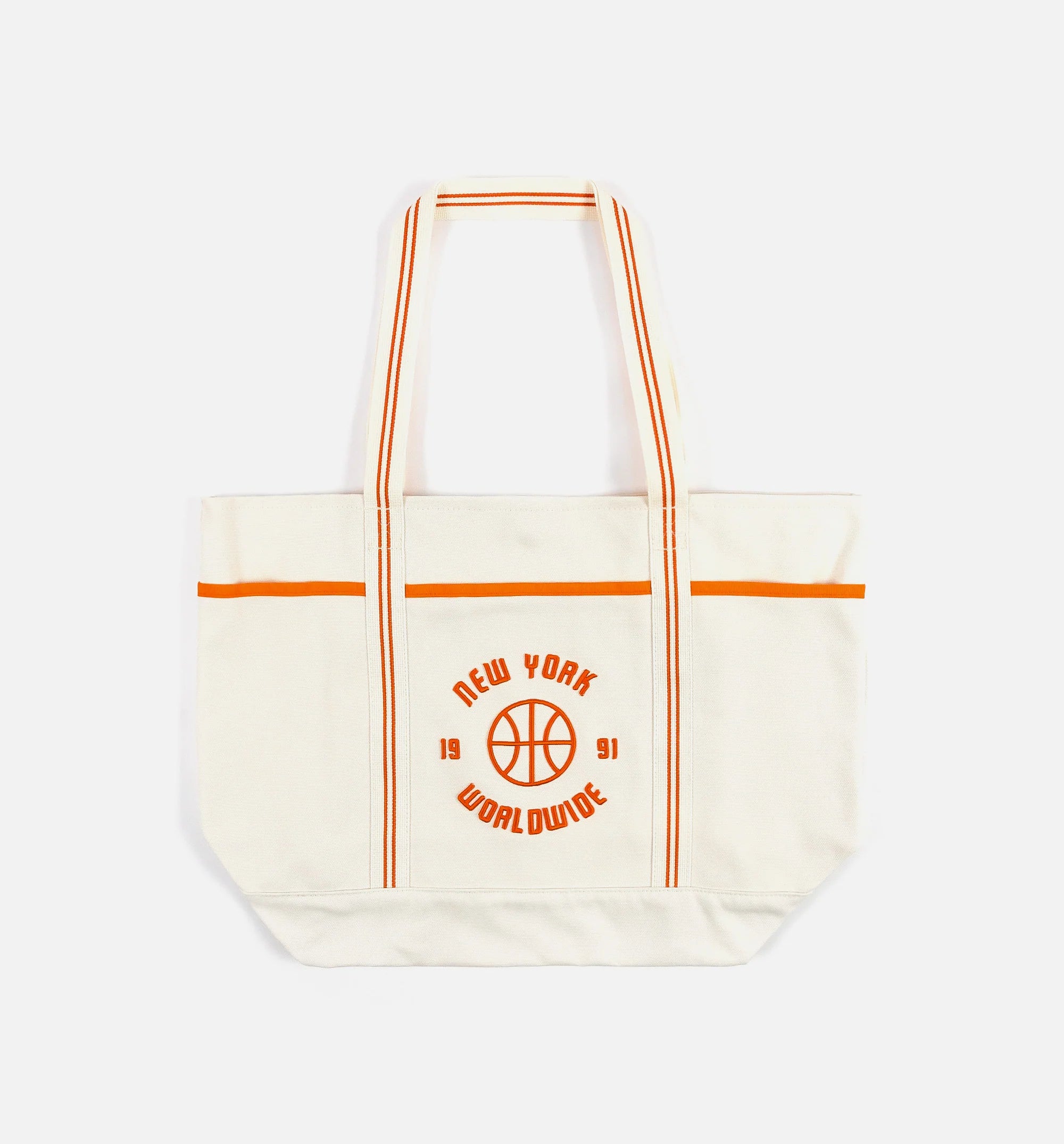 Rhuigi Tote Mens Bag White Orange
