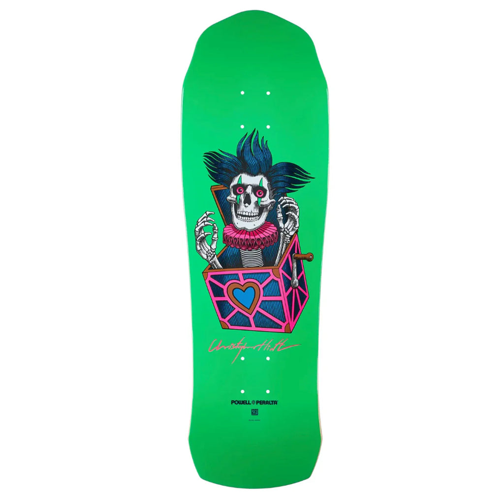 Powell Peralta Chris Hiett Skull Green Deck
