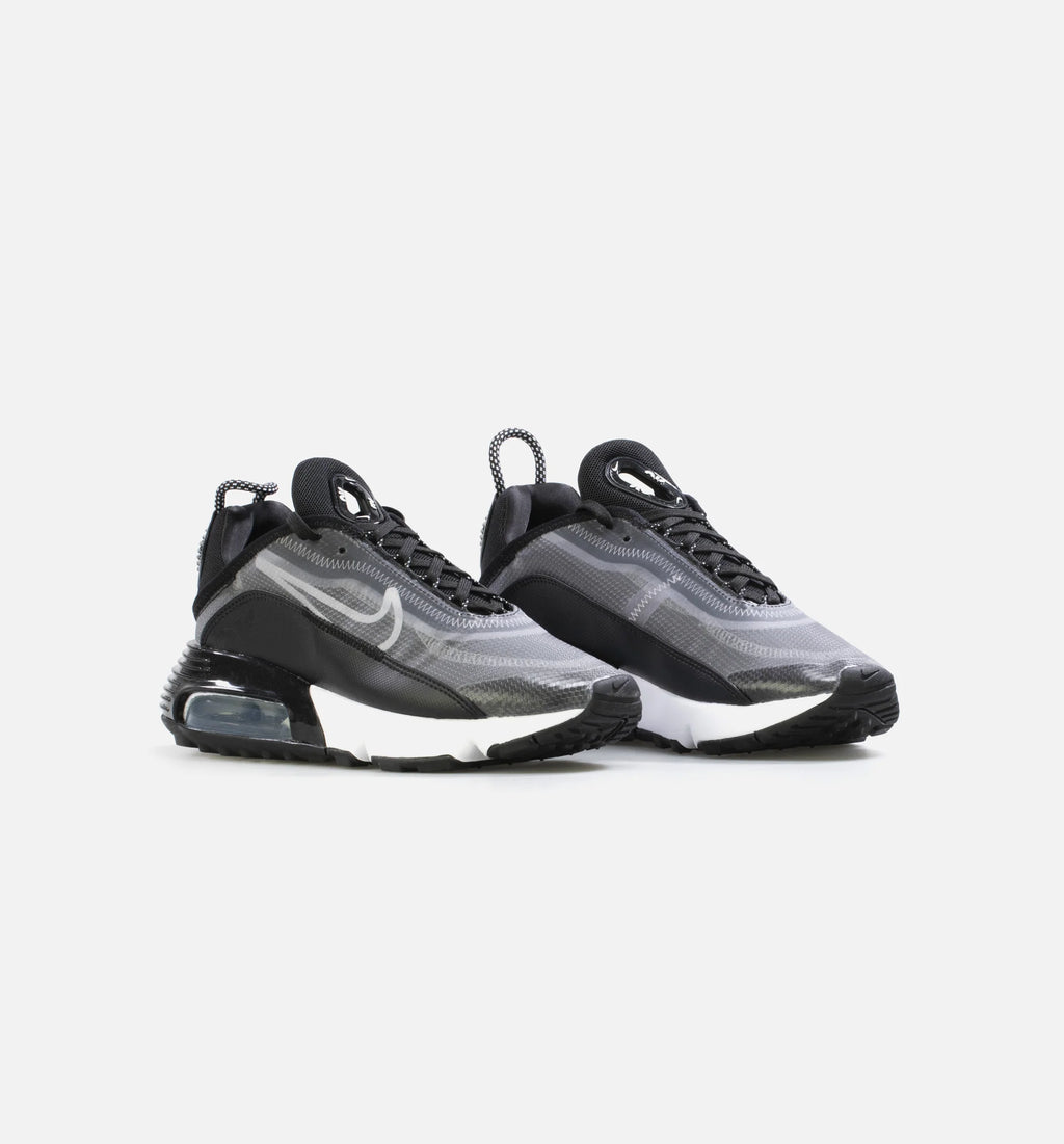 Air Max 2090 Womens Running Shoe Black Metallic Silver White