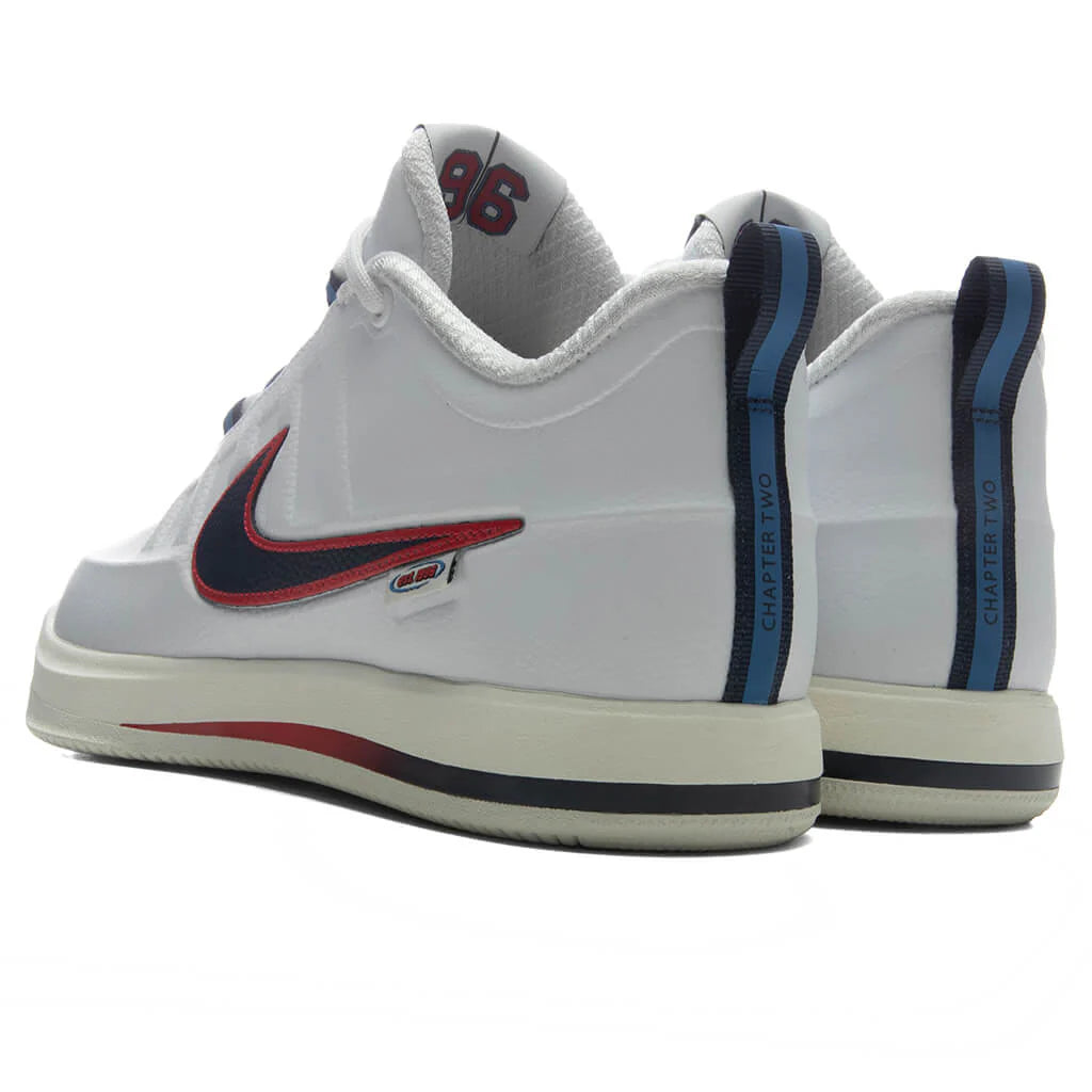 Book 2 WNBA 30th Anniversary White Midnight Navy Fireberry