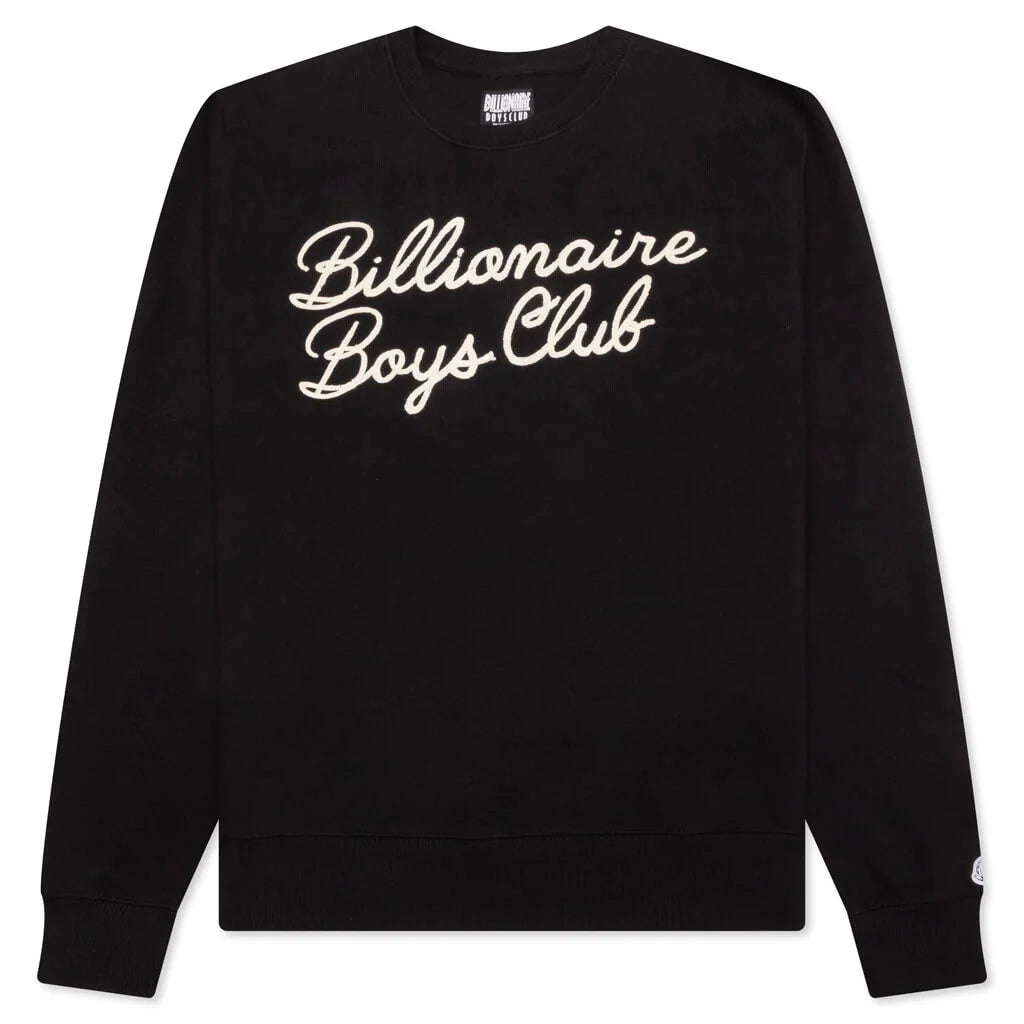 BB Signature Crewneck Sweatshirt Black