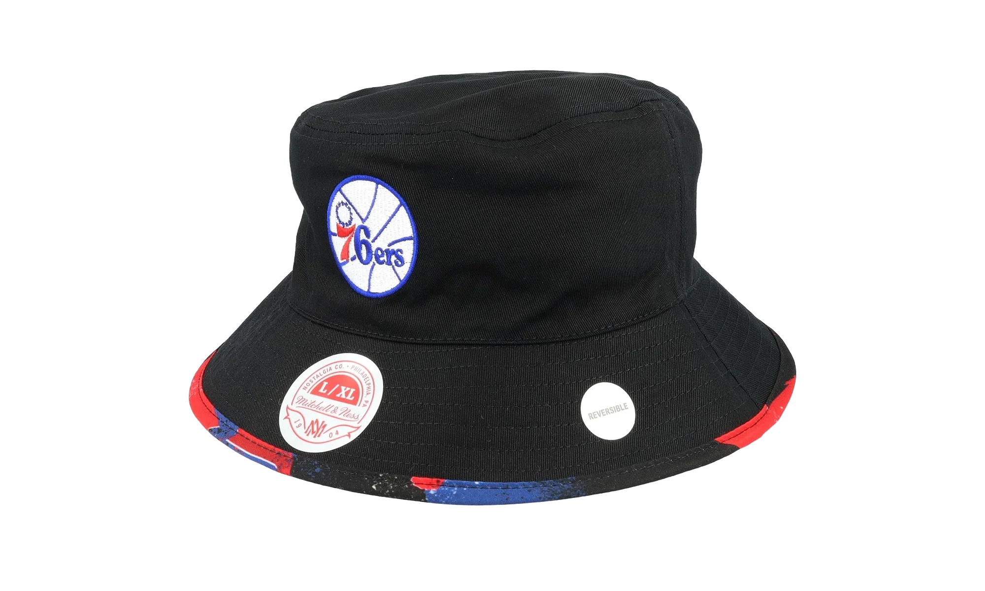 NBA Hardwood Classics Hyper Bucket Hat "Philadelphia 76ers - Black" HBKB2994 P76YYPPPBLCK