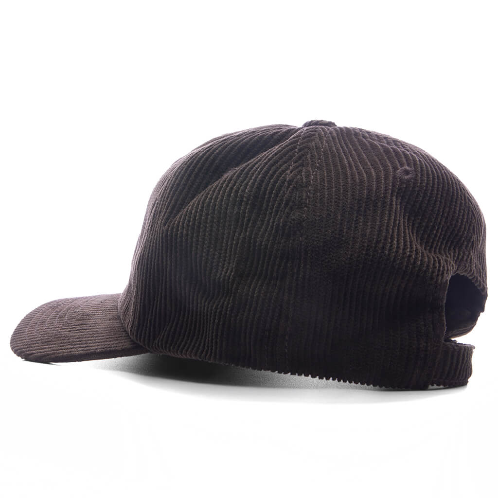6 Panel Corduroy Cap Brown