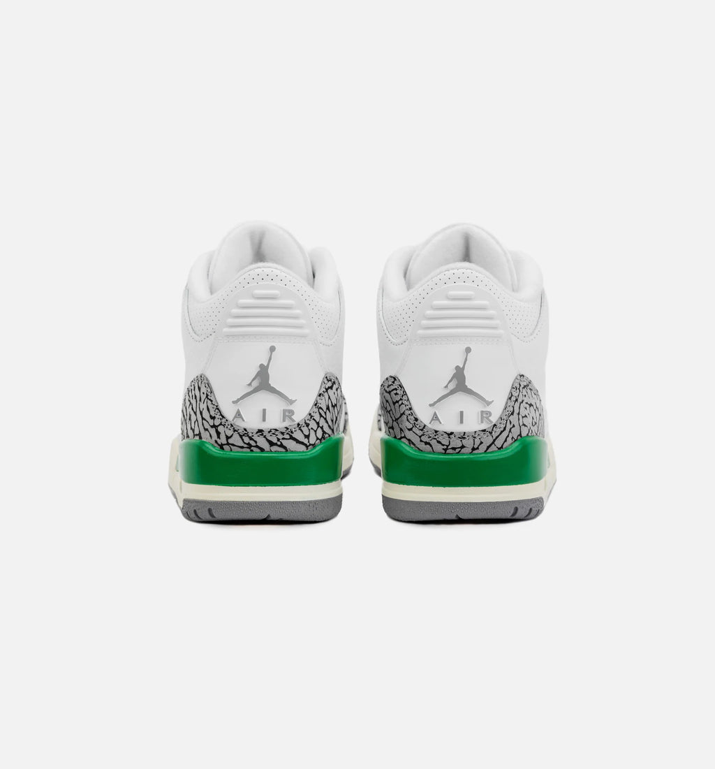 Air Jordan 3 Retro Lucky Green Womens Lifestyle Shoe White Green