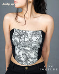Jungle Jacquard Corset HG x King Couture