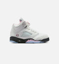 Air Jordan 5 Retro Medium Soft Pink Grade School Lifestyle Shoe White Medium Soft Pink Black Free Shipping