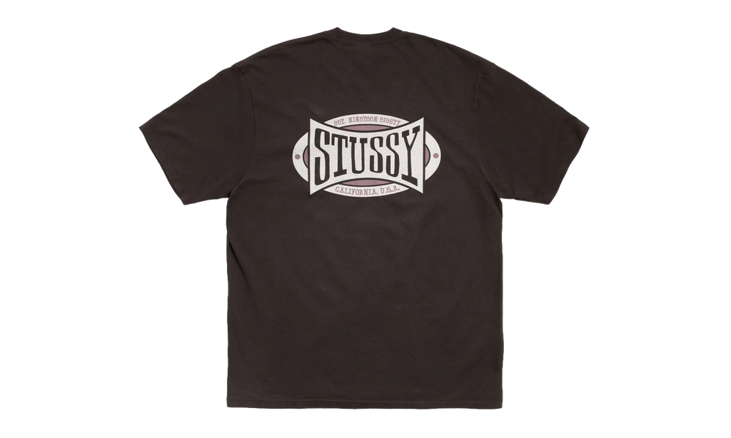 Champion Oval Pigment Dyed T-Shirt "Faded Black" STUS364