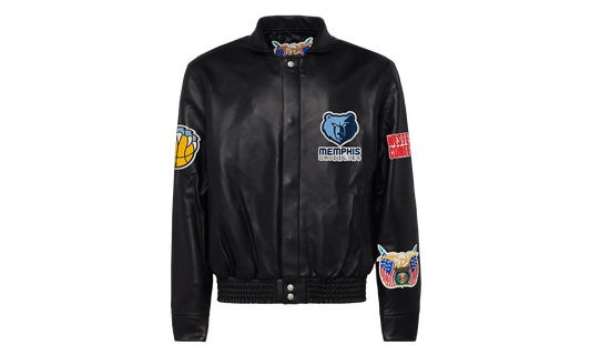 Full Leather Jacket "Memphis Grizzlies" NBA 104 GRI