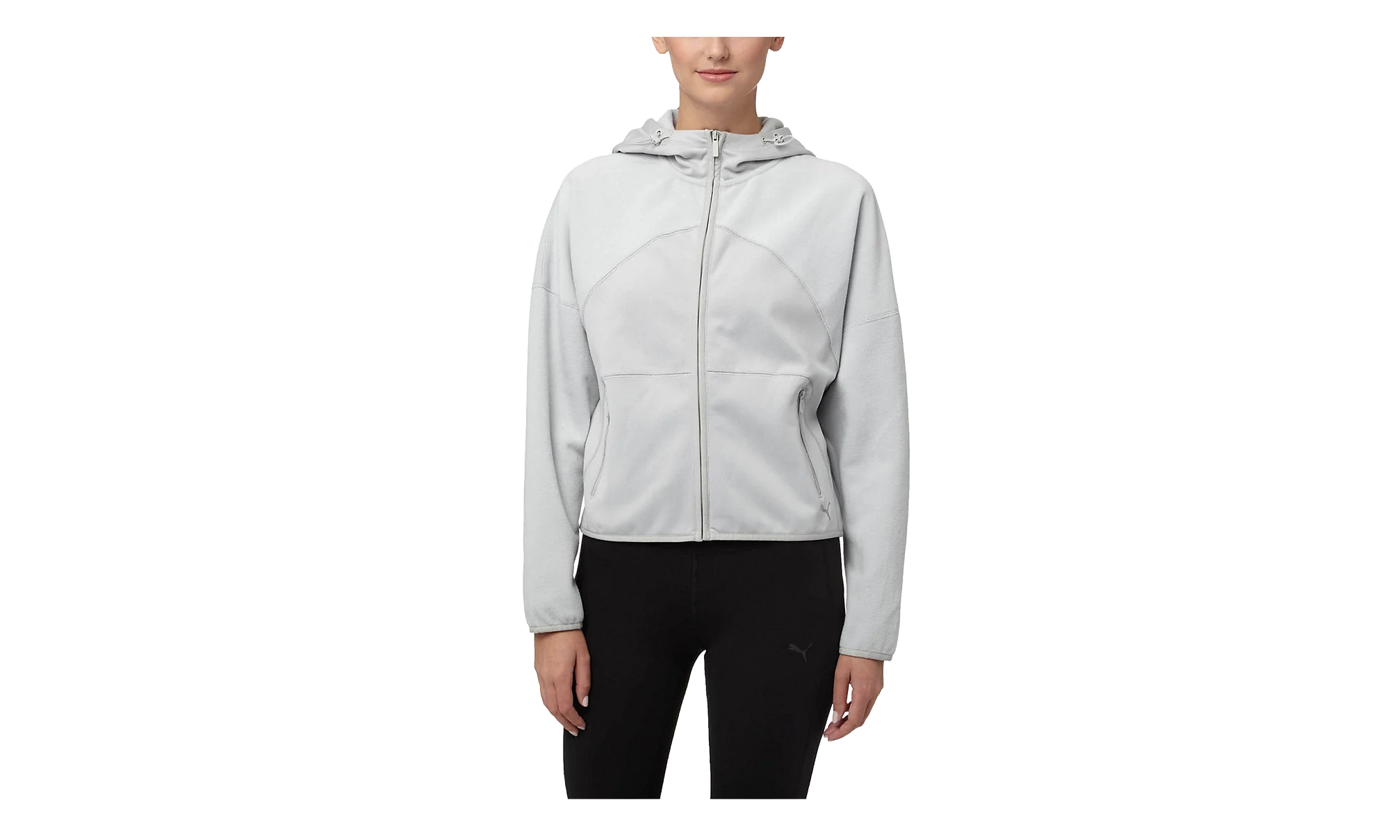 Yogini Warm Full Zip Hoodie WMNS "Grey" 514576 03