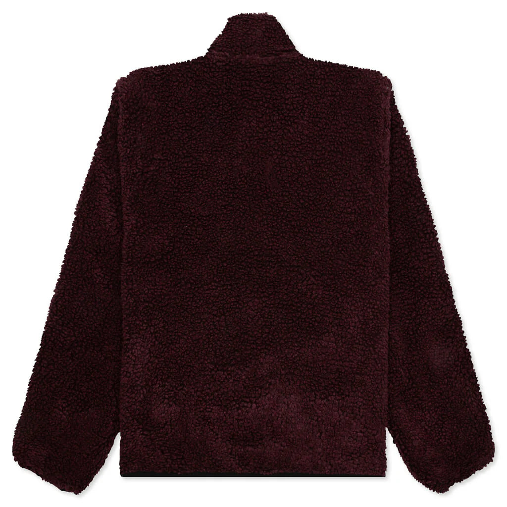 Sherpa Reversible Jacket Burgundy