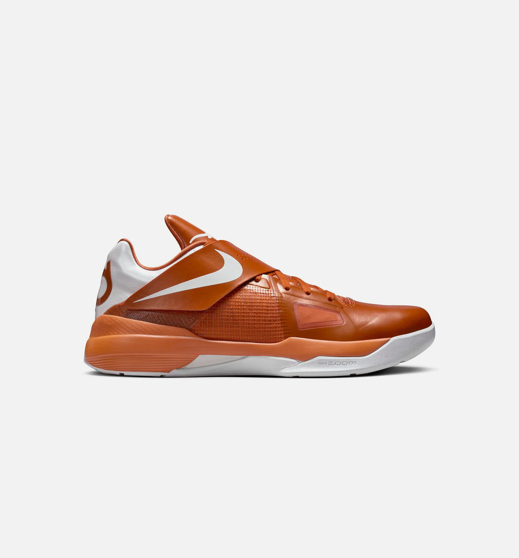 Zoom KD 4 Texas Longhorns Mens Lifestyle Shoe Desert Orange White
