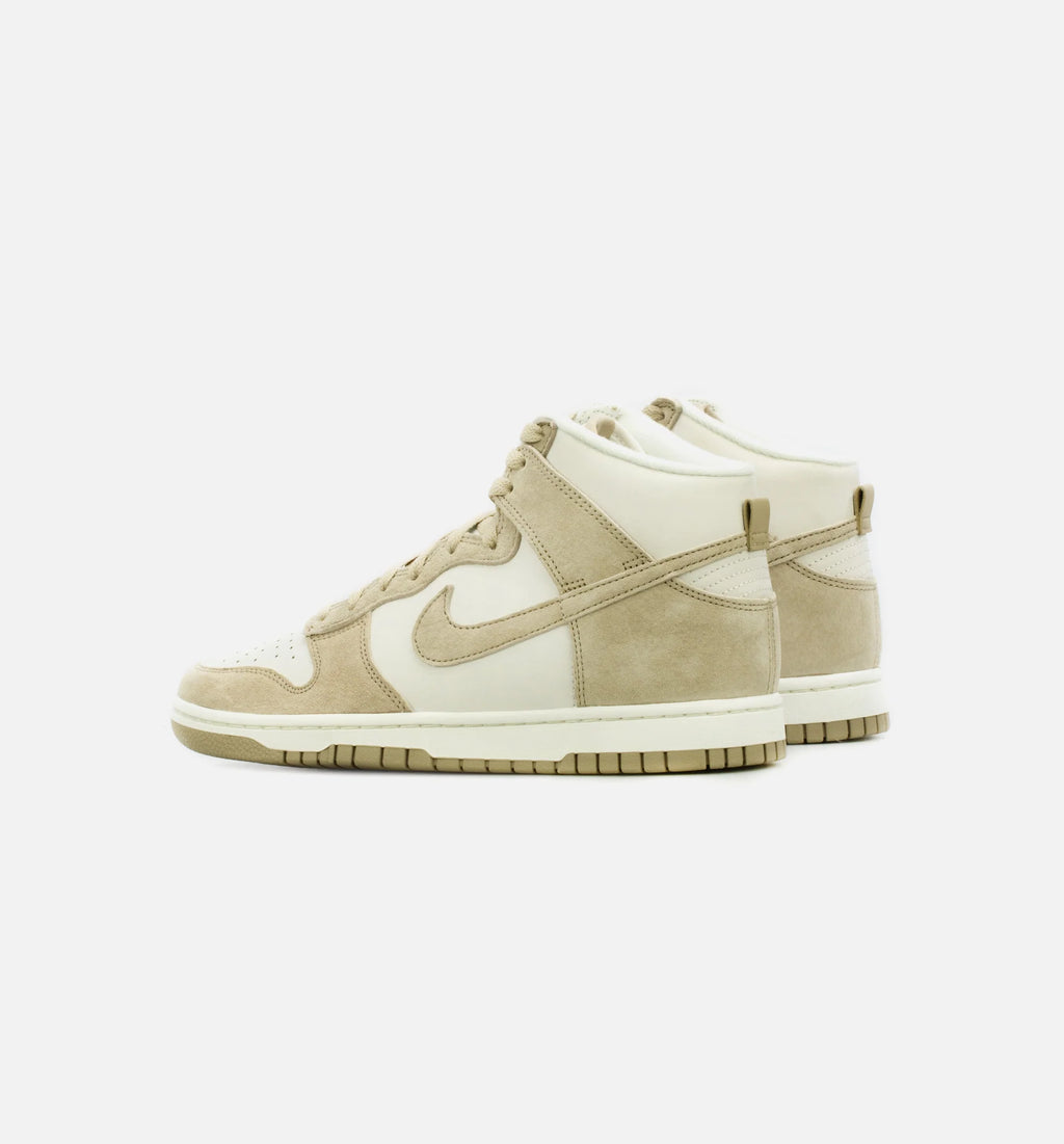 Dunk High Tan Suede Mens Lifestyle Shoe Beige White