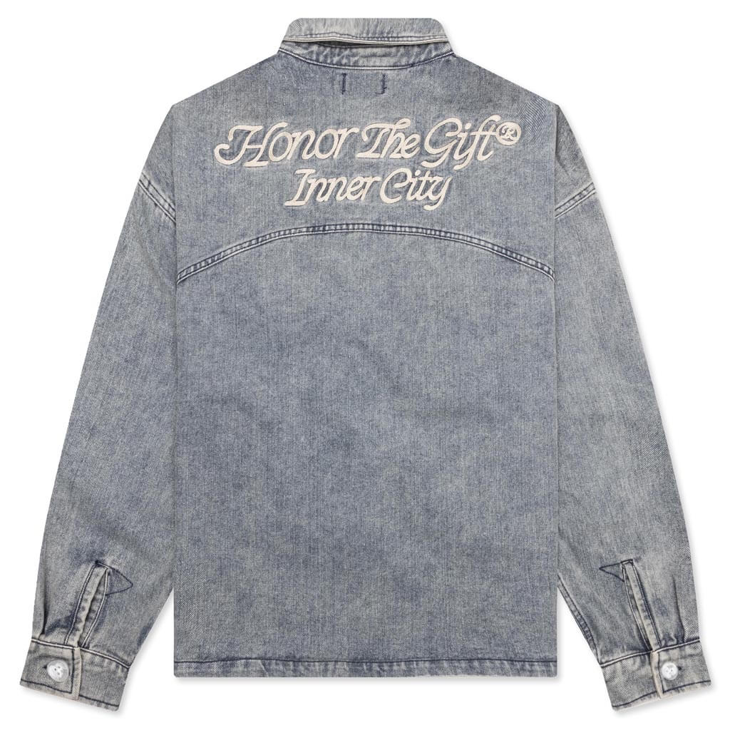 Holiday HTG L S Work Shirt Indigo
