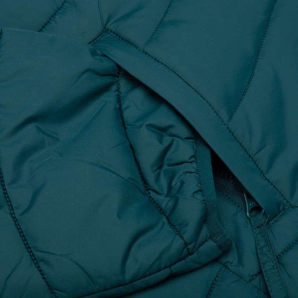 Colored Landscaped Jacket Deep Sea Green