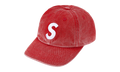 Pigment Coated S Logo 6-Panel "SS26 - Red" SU27305