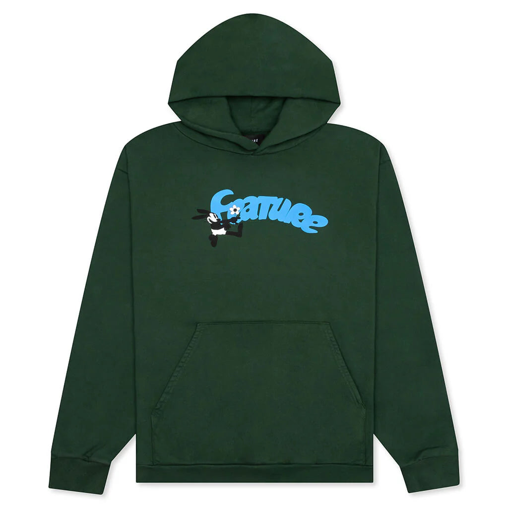 Puffed Hoodie Dark Green