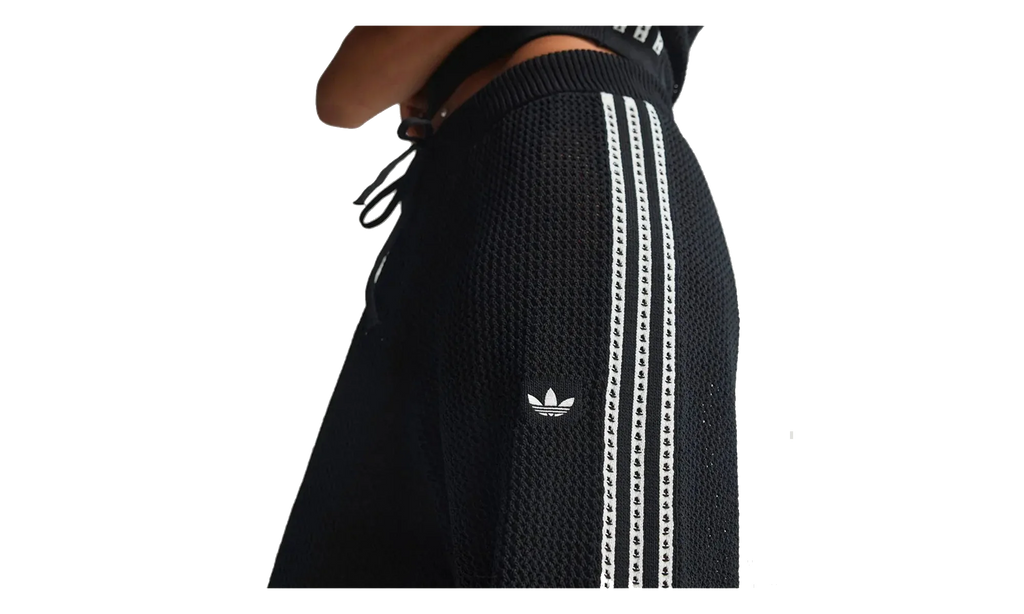 Knitted Crochet Firebird Track Pants WMNS "Black" KC6494