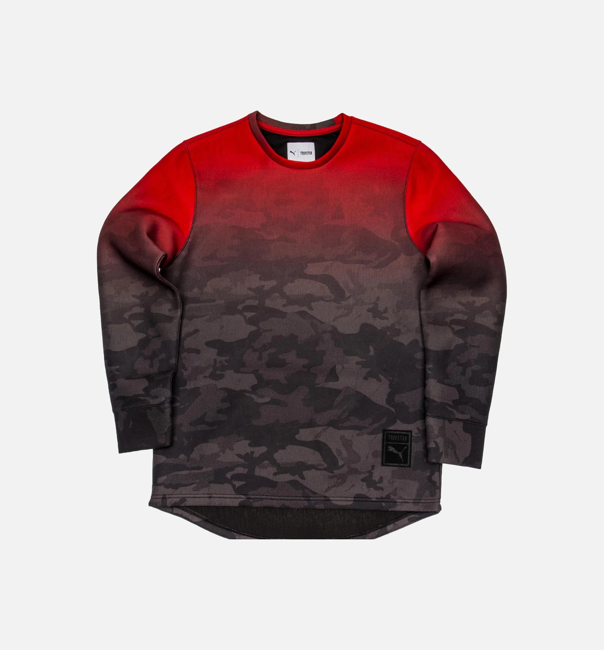 Puma X Trapstar Crew Sweater Mens Barbados Cherry Black