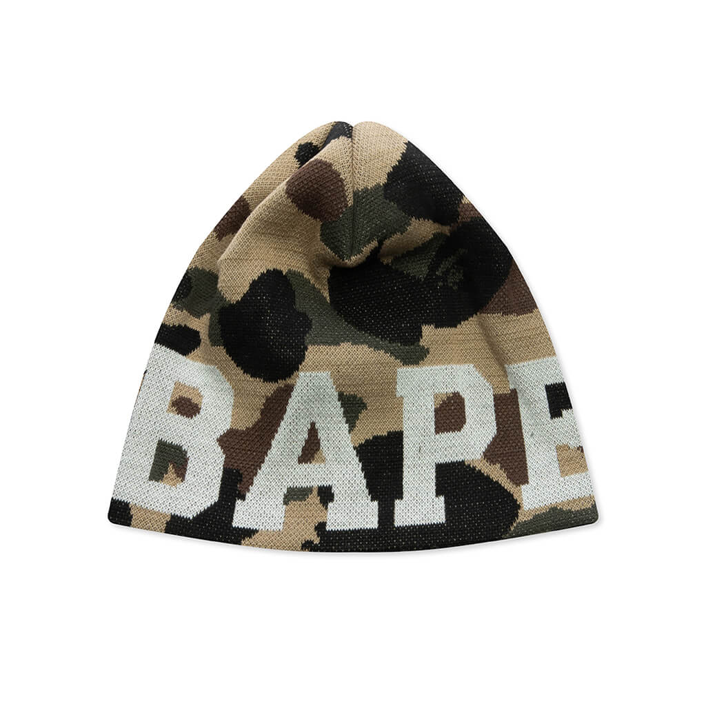 1st Camo Knit Beanie Yellow