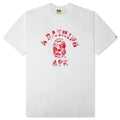 ABC Camo College Tee White Pink