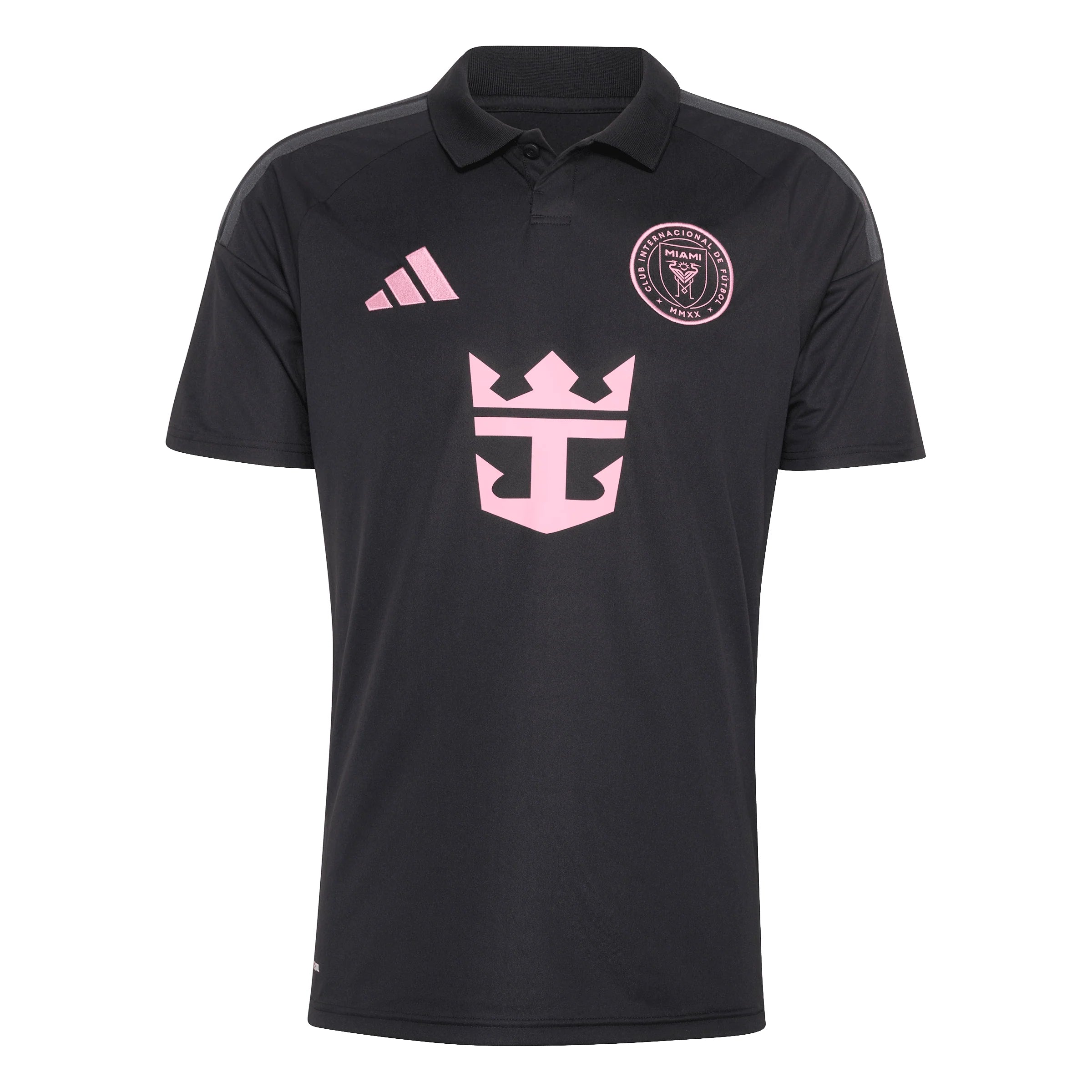 adidas Inter Miami CF Away Messi Mens Soccer Jersey 26 27 Black Pink