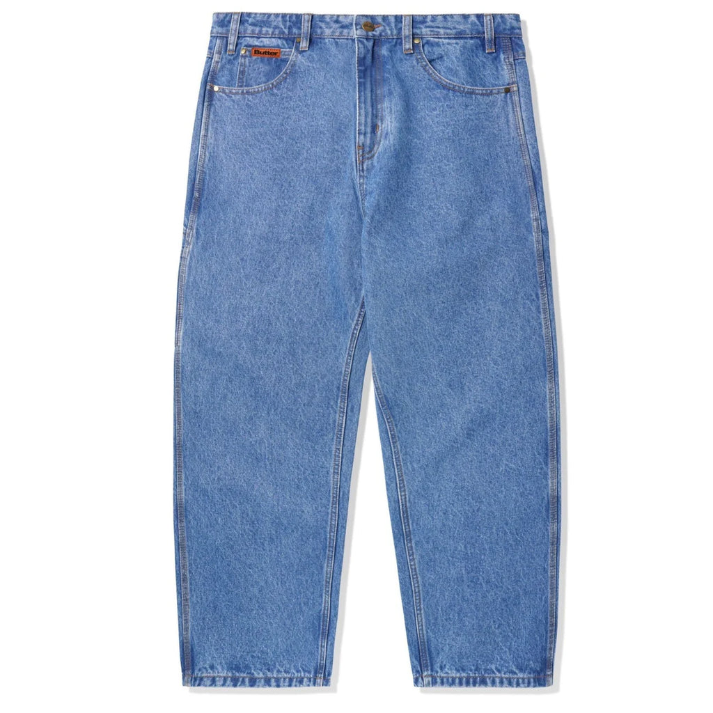 Butter Goods Relaxed Denim Jeans Washed Indigo