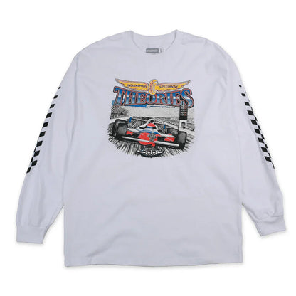 Theories Speedway Longsleeve Tee White
