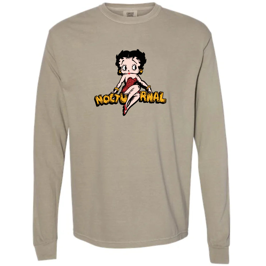 Nocturnal Betty Longsleeve Shirt Sandstone