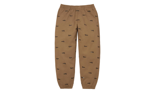 Repeat Script Sweatpants "FW25 - Dark Khaki" SU26979