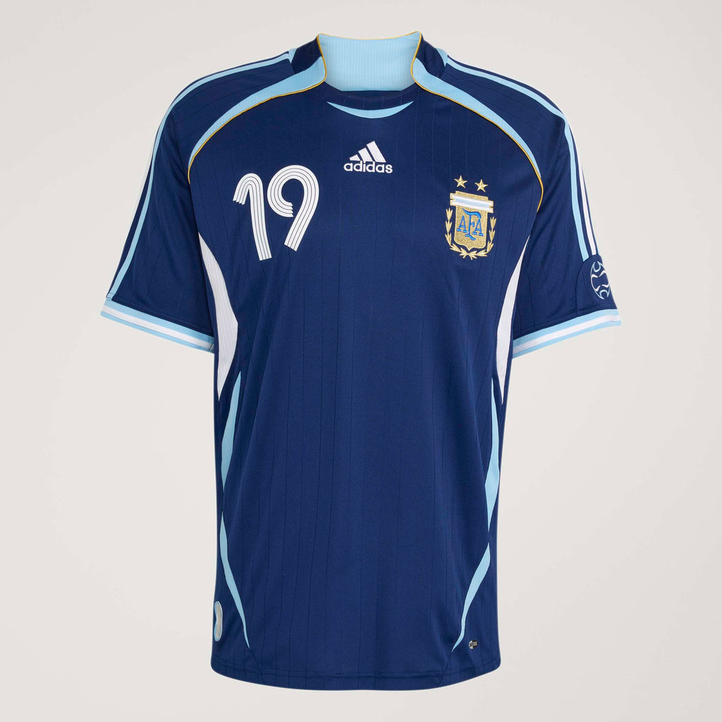 adidas Argentina Away Messi Mens Soccer Jersey 2006 Dark Blue