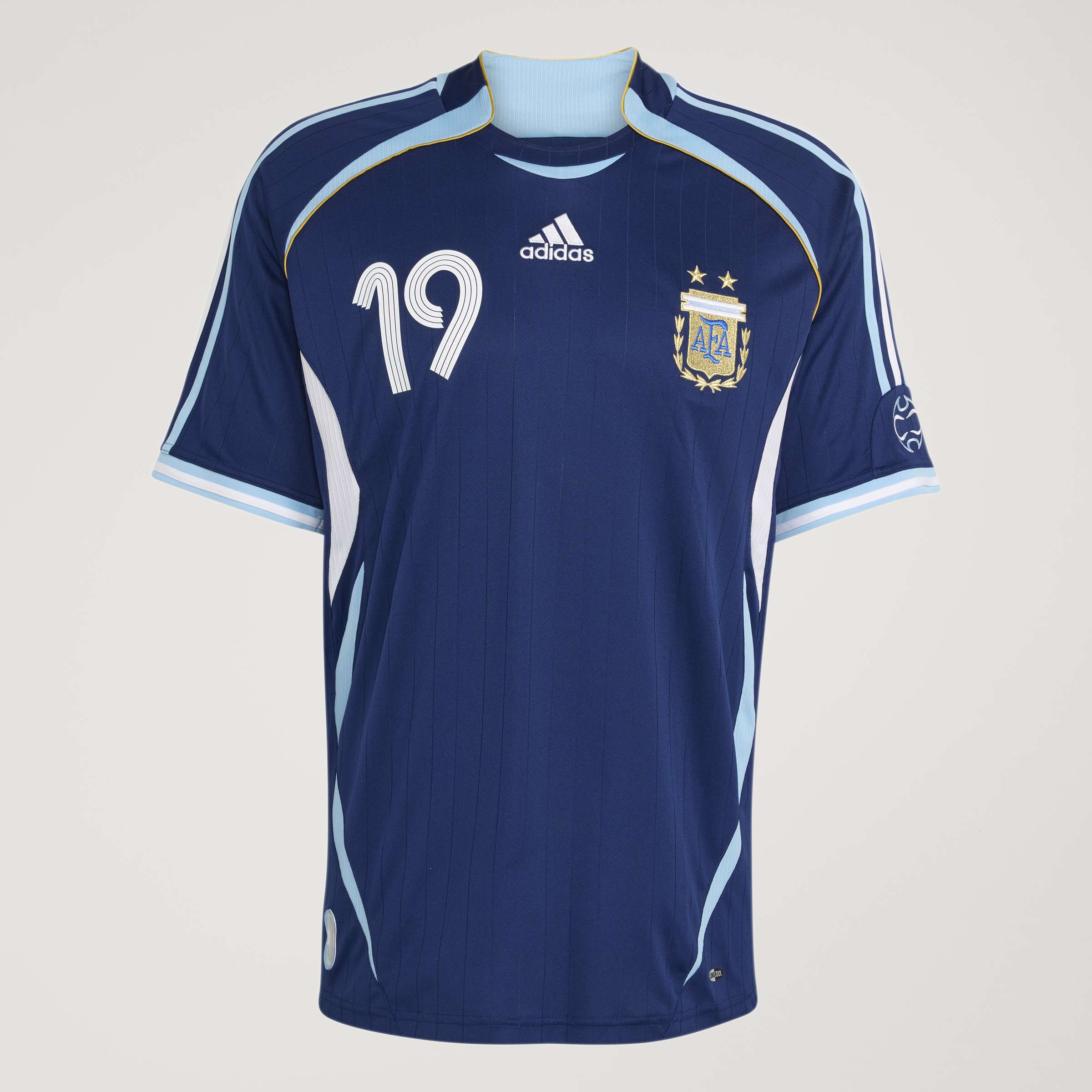 adidas Argentina Away Messi Mens Soccer Jersey 2006 Dark Blue
