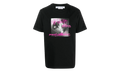 Tornado Type Slim Short-Sleeve Tee "Black / Fuchsia" OMAA027F22JER0141068