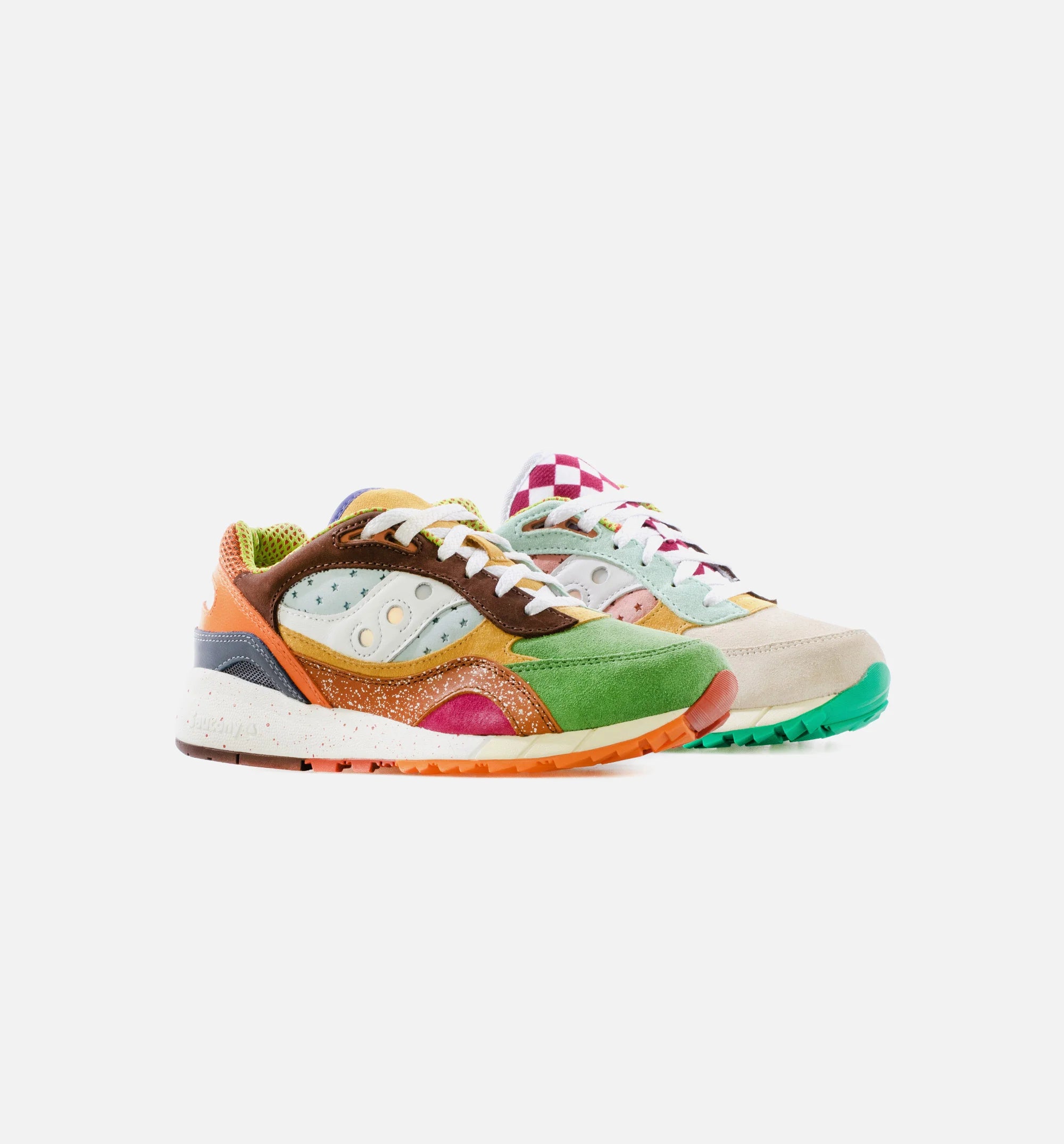 Shadow 6000 Food Fight Mens Running Shoe Green White Multi Limit One Per Customer
