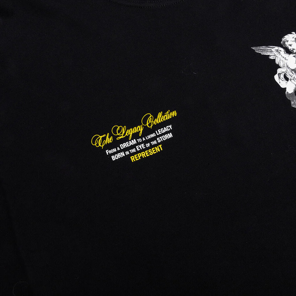 Legacy Cherubs T Shirt Jet Black