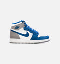 Air Jordan 1 High OG True Blue Grade School Lifestyle Shoe Blue White Free Shipping