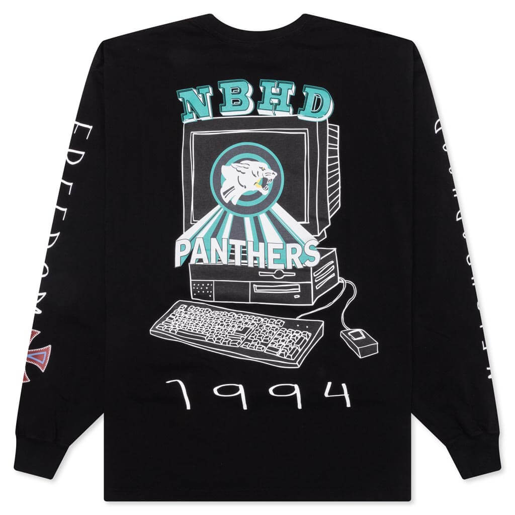 NH L S Tee 10 Black