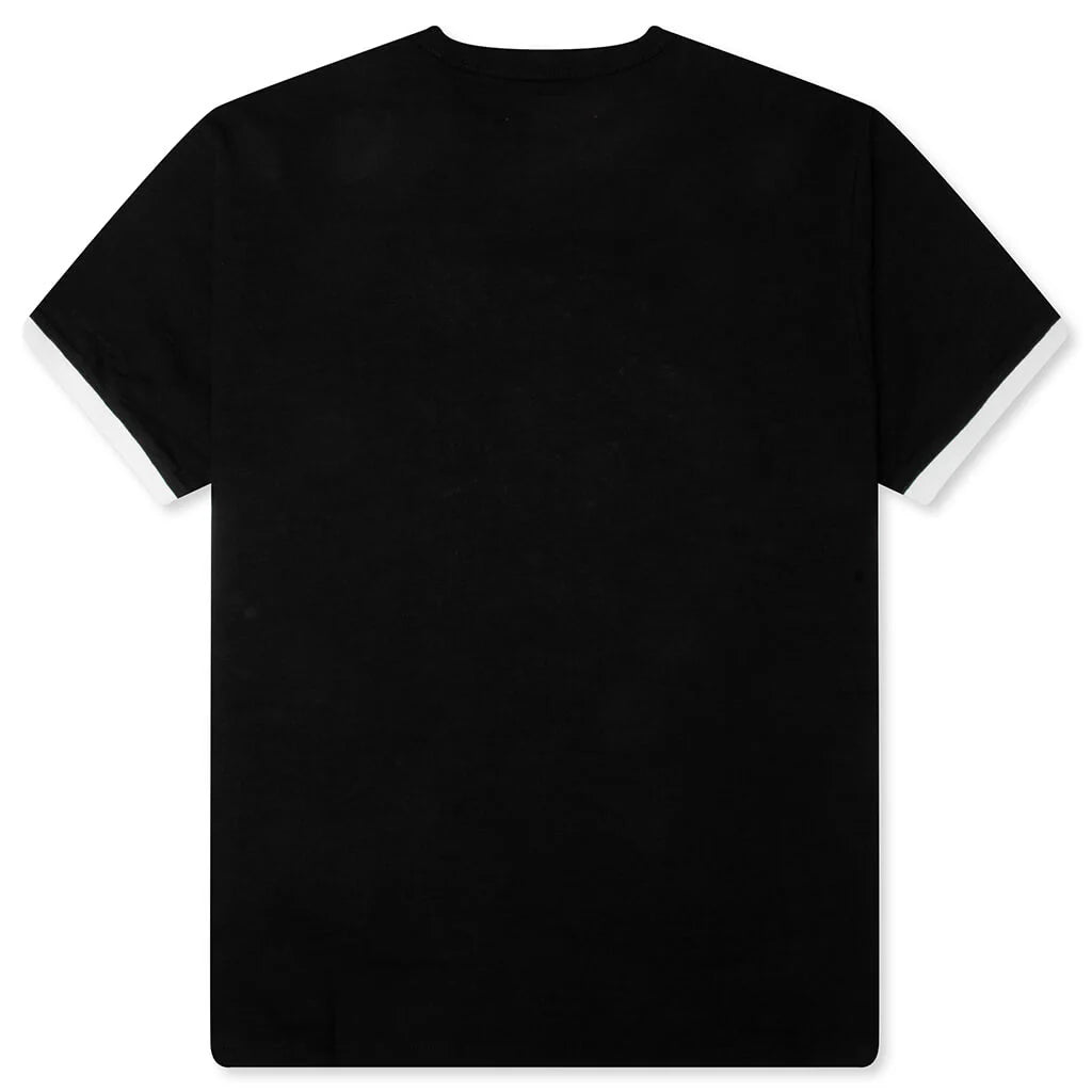 Pearl Patchwork S S T Shirt Black