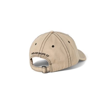 Polar Skate Co Sai Cap Contrast Washed Taupe