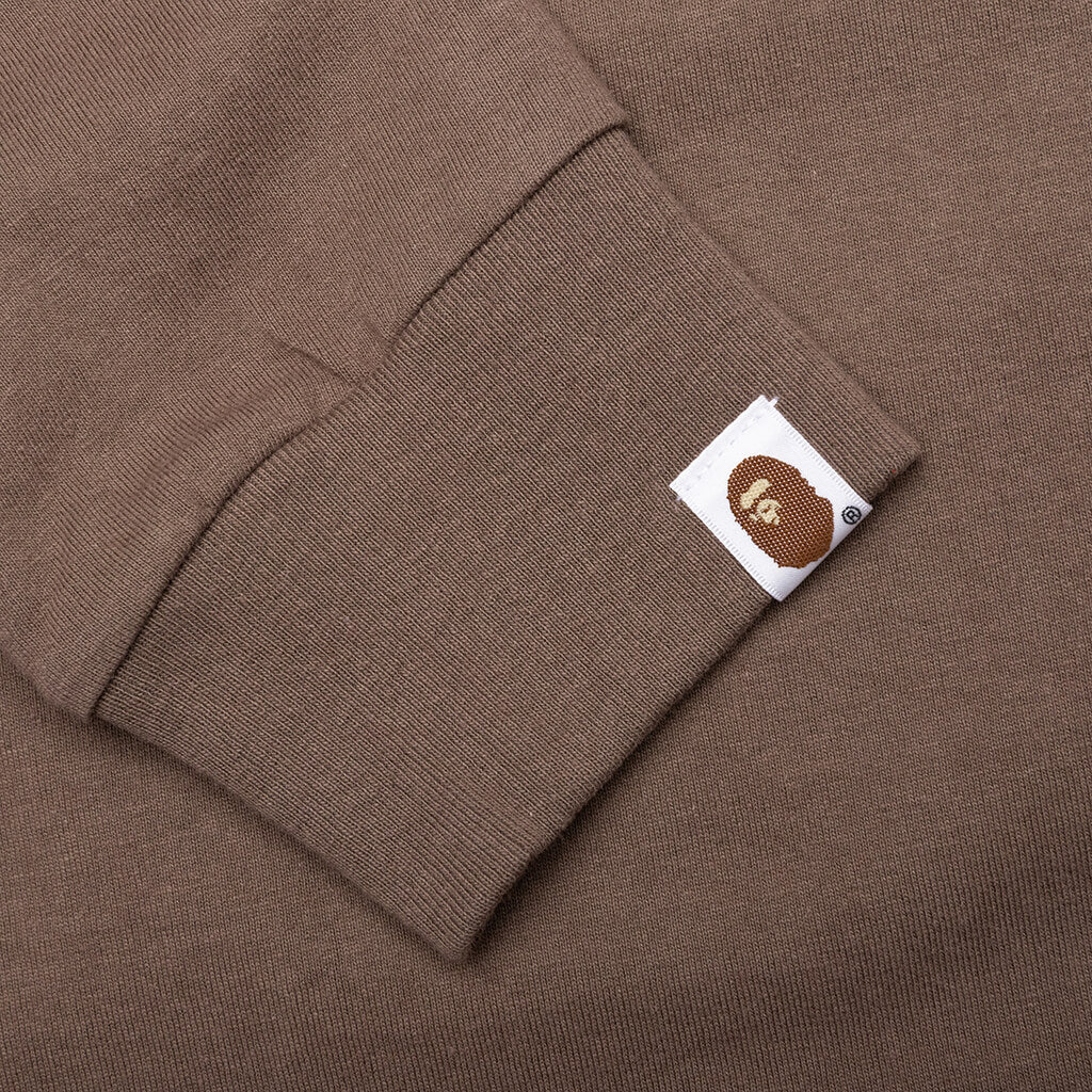 By Bathing Ape L S Tee Brown