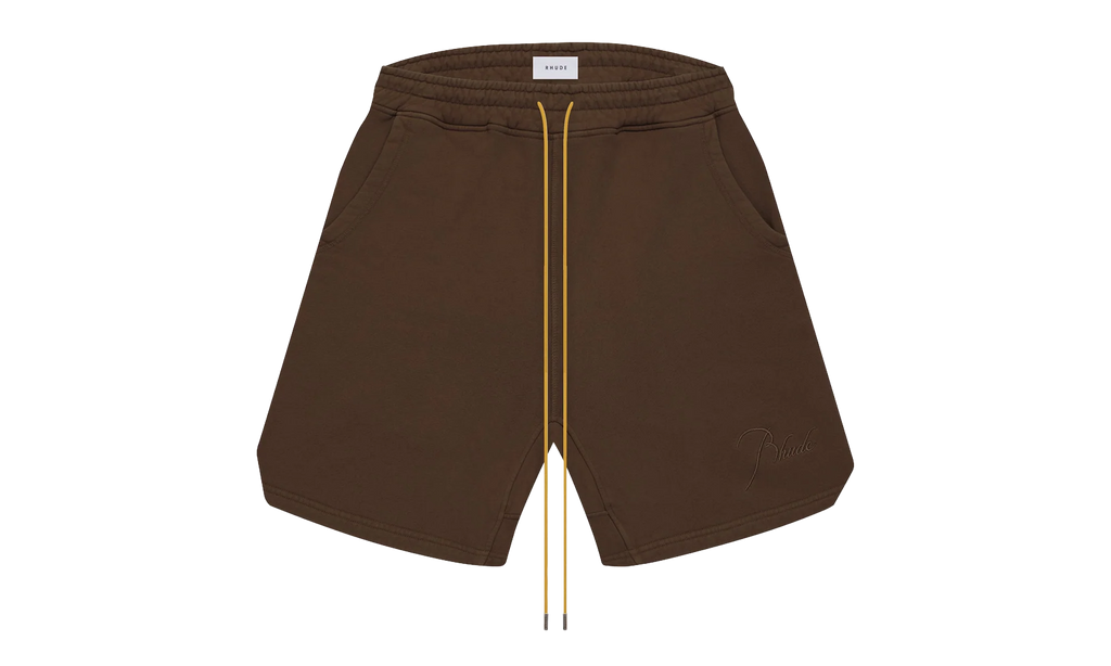 Script Logo Sweatshorts "Brown" RHFW22SH07012090 BRN