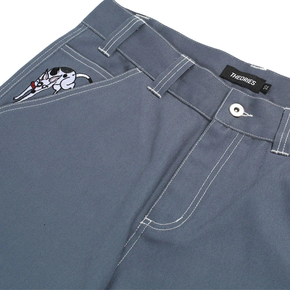 Theories of Atlantis Piano Trap Carpenter Pants Slate Blue