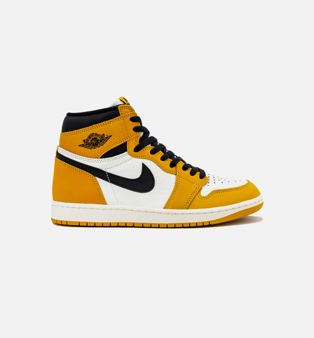 Air Jordan 1 Retro High OG Yellow Ochre Mens Lifestyle Shoe Yellow Ochre Sail Black