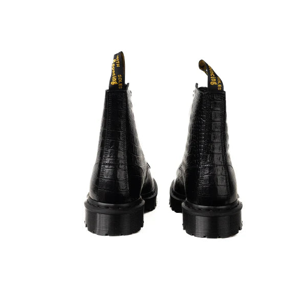 DRMARTENS 1460 PASCAL STEEL TOE ANALINE CROC EMBOSS