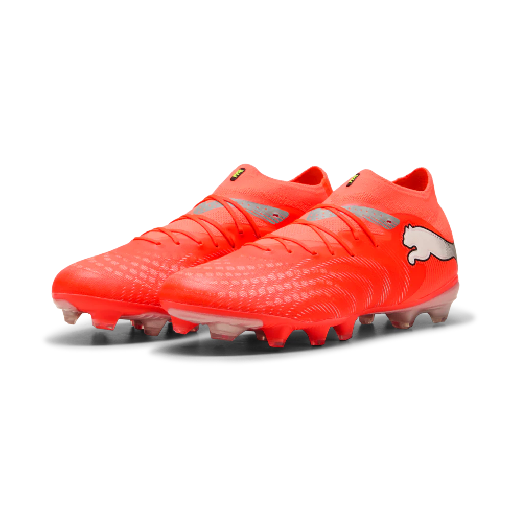 PUMA Future 9 Pro FG AG Firm Multi Ground Mens Soccer Cleats Red White