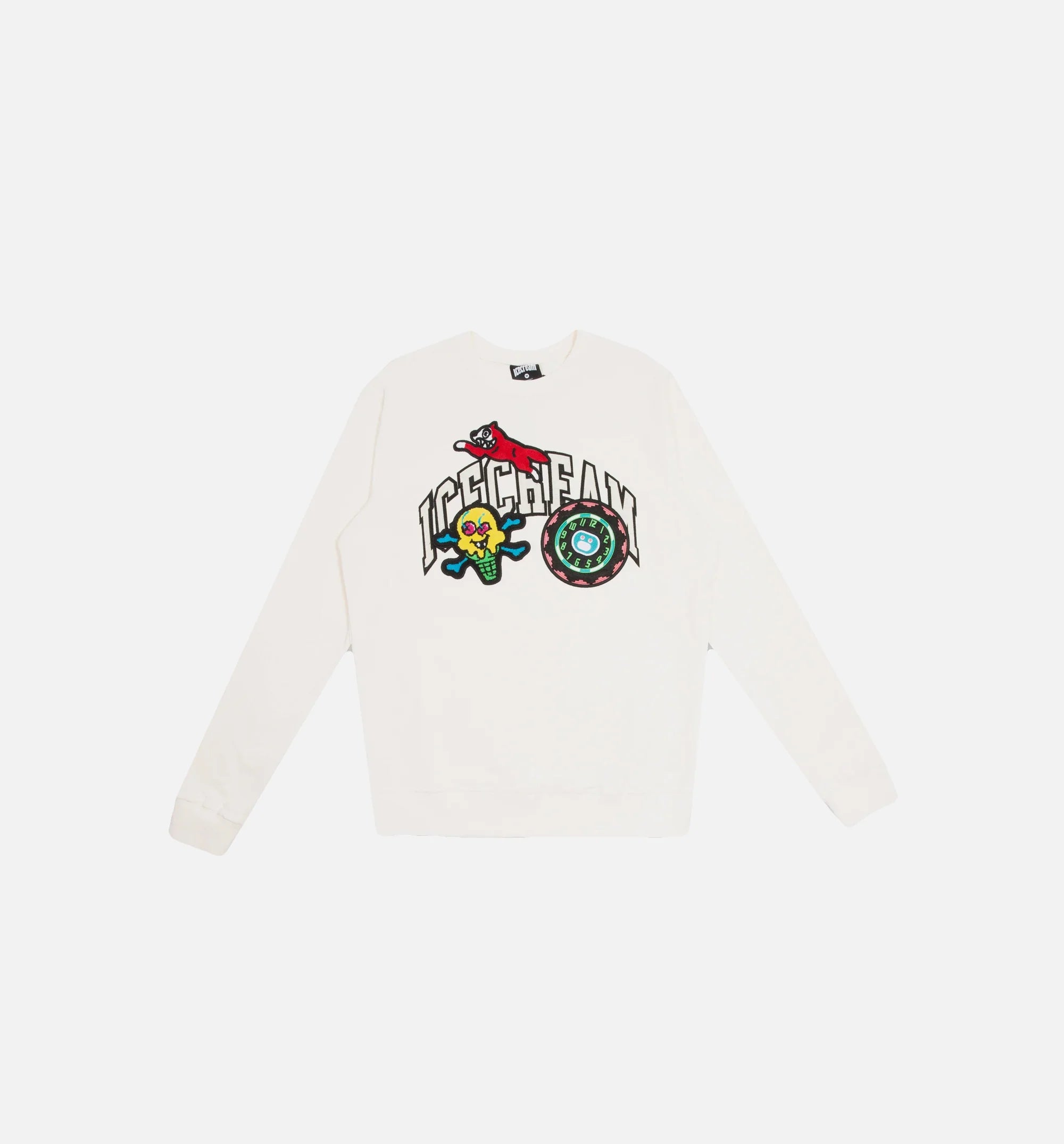 Cunningham Mens Crew White White