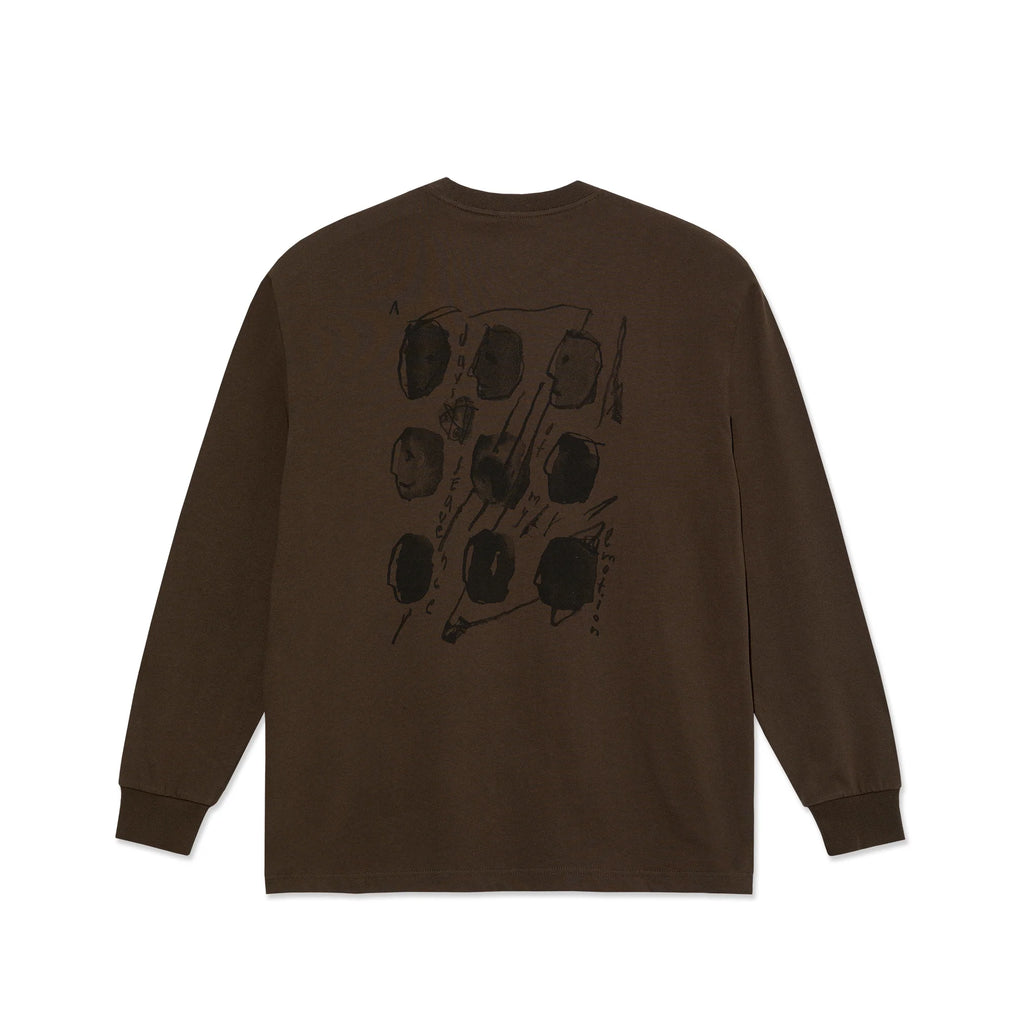 Polar Sequence Long Sleeve Tee Brown